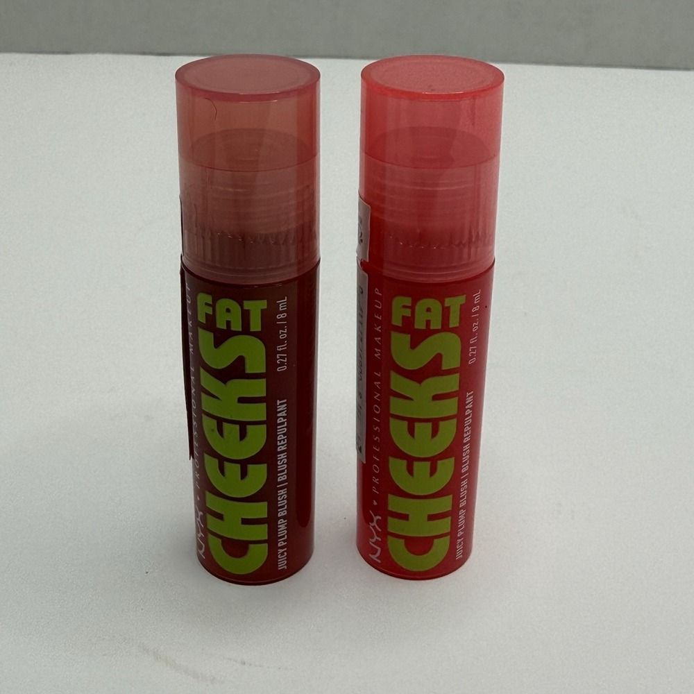 NYX Fat Cheeks Juicy Liquid Blush Pair Fig Fizz FB02 Guava Gush FB03 New